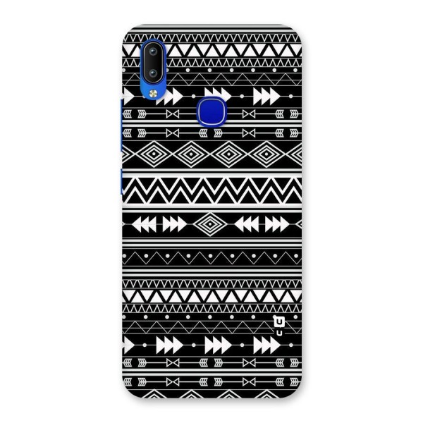 Black Aztec Creativity Back Case for Vivo Y91