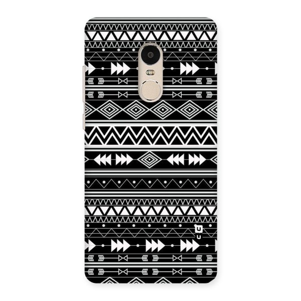 Black Aztec Creativity Back Case for Xiaomi Redmi Note 4