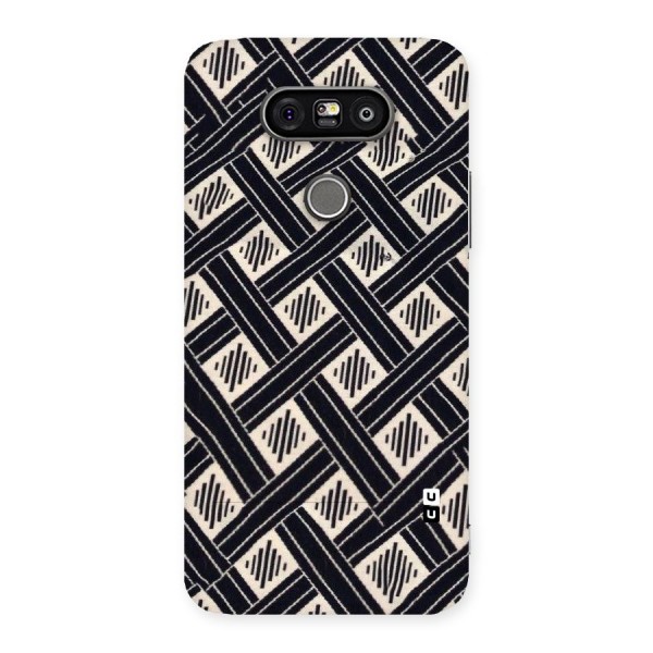 Black Beige Criscros Back Case for LG G5