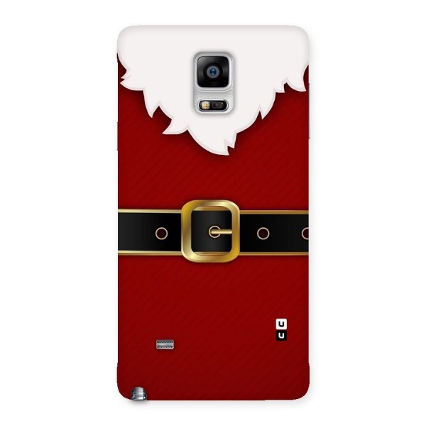 Black Belt Design Back Case for Galaxy Note 4