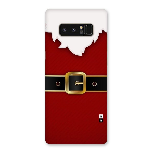 Black Belt Design Back Case for Galaxy Note 8