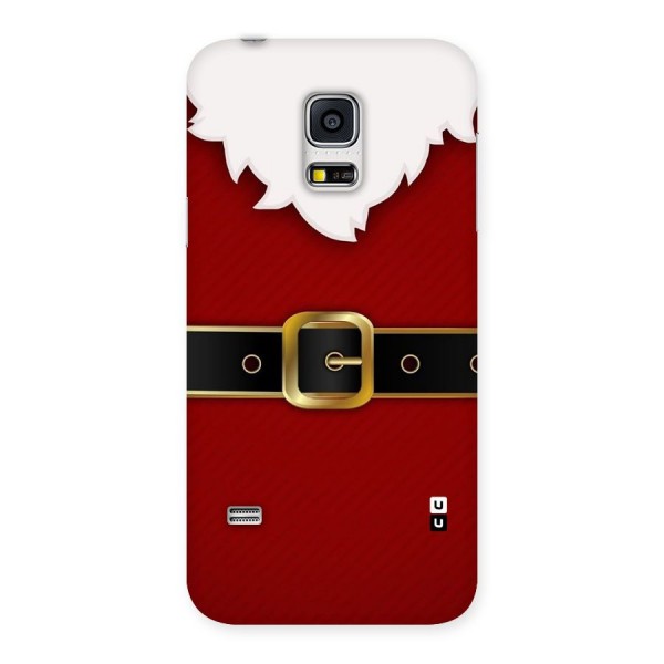 Black Belt Design Back Case for Galaxy S5 Mini