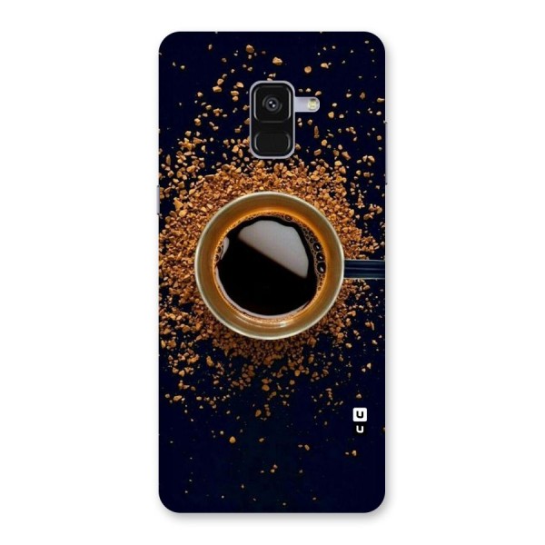 Black Coffee Back Case for Galaxy A8 Plus