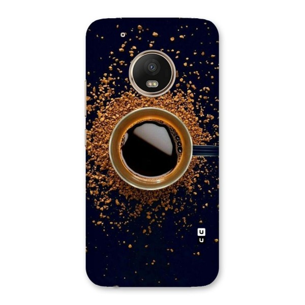 Black Coffee Back Case for Moto G5 Plus