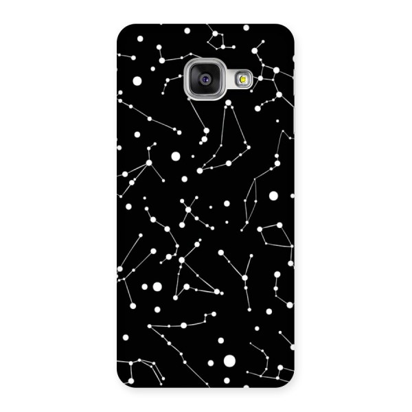 Black Constellation Pattern Back Case for Galaxy A3 2016