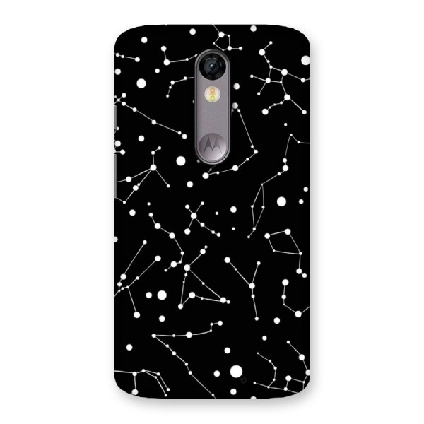 Black Constellation Pattern Back Case for Moto X Force