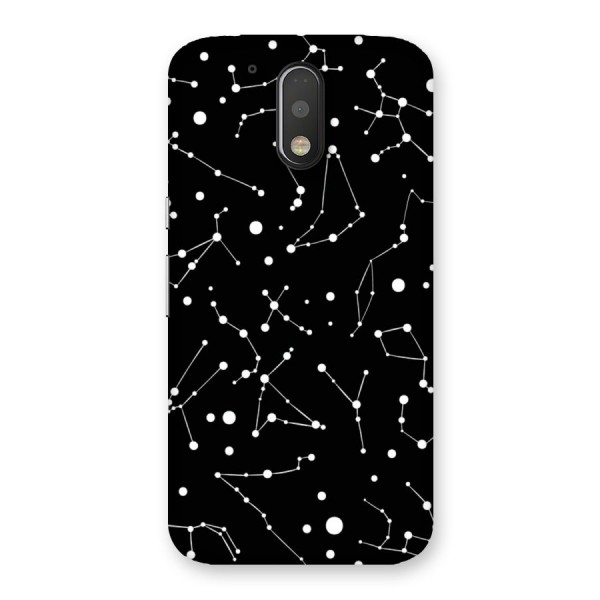 Black Constellation Pattern Back Case for Motorola Moto G4