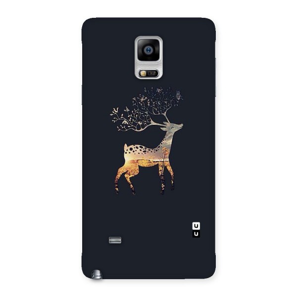 Black Deer Back Case for Galaxy Note 4