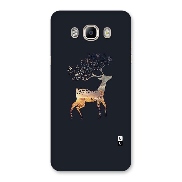 Black Deer Back Case for Galaxy On8