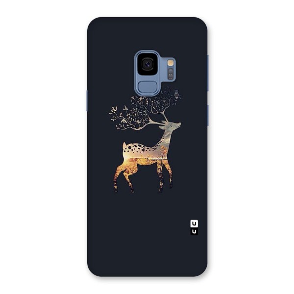 Black Deer Back Case for Galaxy S9