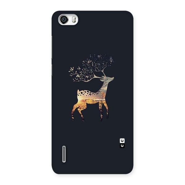 Black Deer Back Case for Honor 6