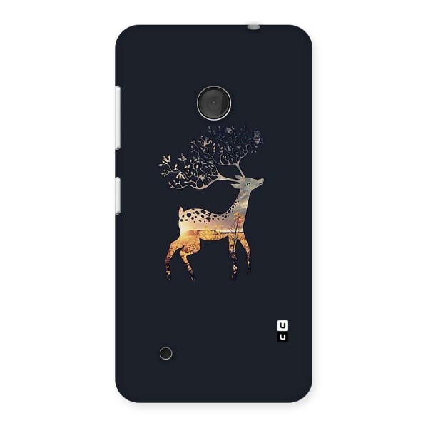 Black Deer Back Case for Lumia 530