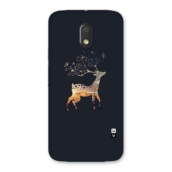 Black Deer Back Case for Moto E3 Power