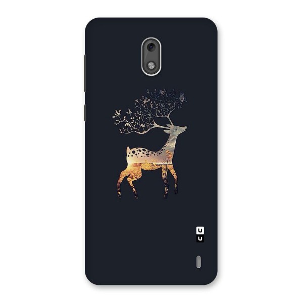 Black Deer Back Case for Nokia 2