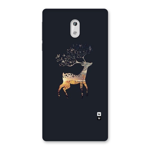 Black Deer Back Case for Nokia 3