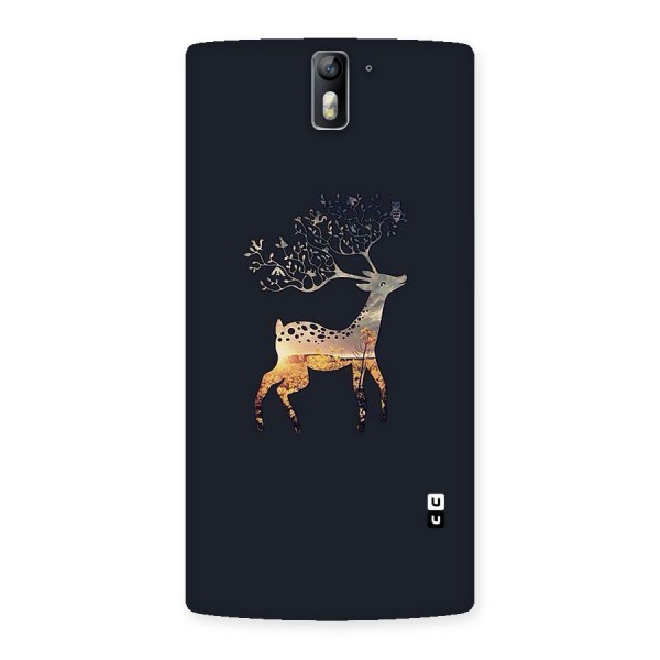 Black Deer Back Case for One Plus One