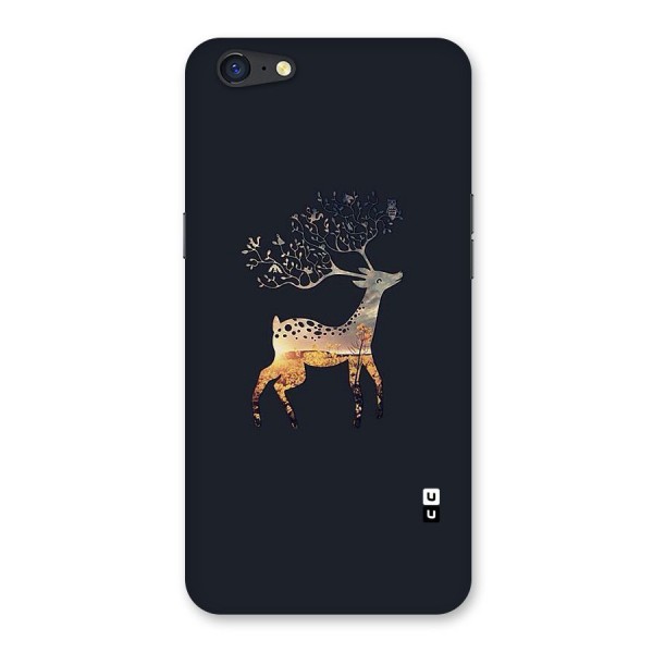 Black Deer Back Case for Oppo A71