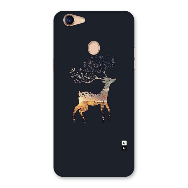 Black Deer Back Case for Oppo F5