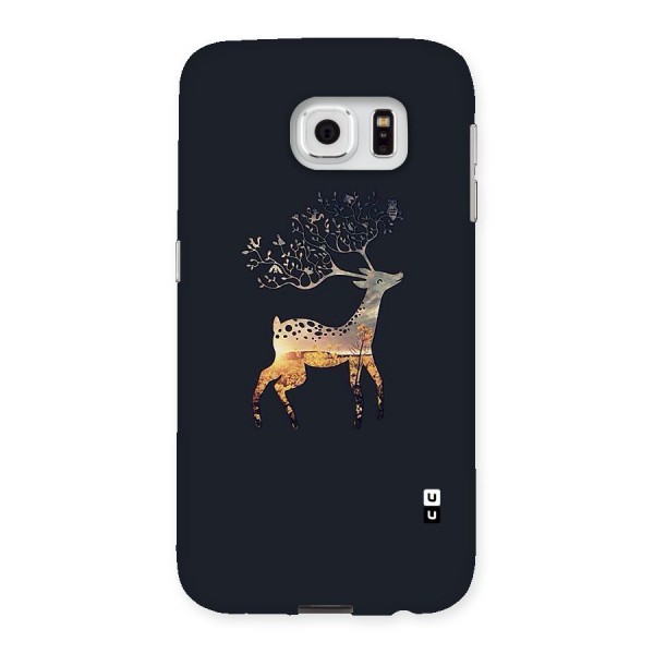 Black Deer Back Case for Samsung Galaxy S6