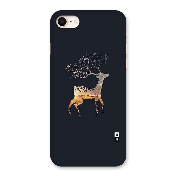 Black Deer Back Case for iPhone 8