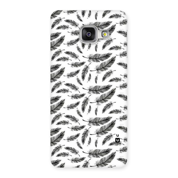 Black Feather Back Case for Galaxy A3 2016