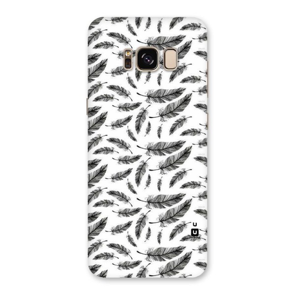 Black Feather Back Case for Galaxy S8