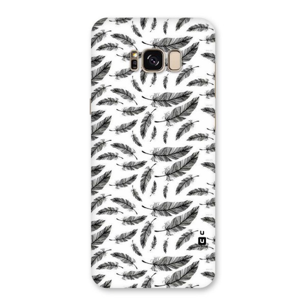 Black Feather Back Case for Galaxy S8 Plus