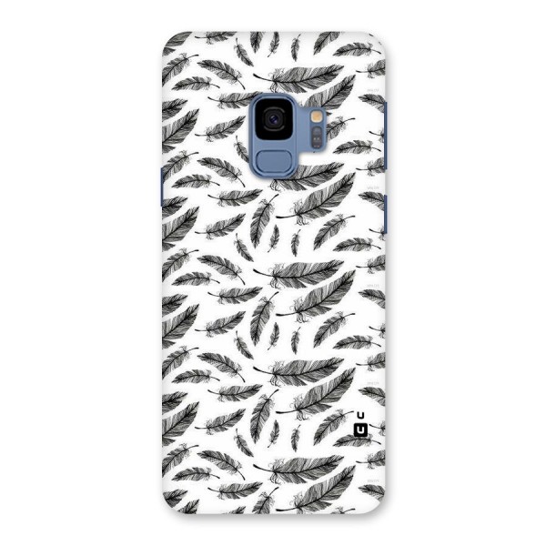 Black Feather Back Case for Galaxy S9