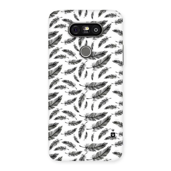 Black Feather Back Case for LG G5