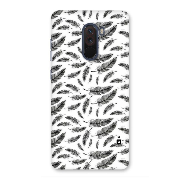 Black Feather Back Case for Poco F1