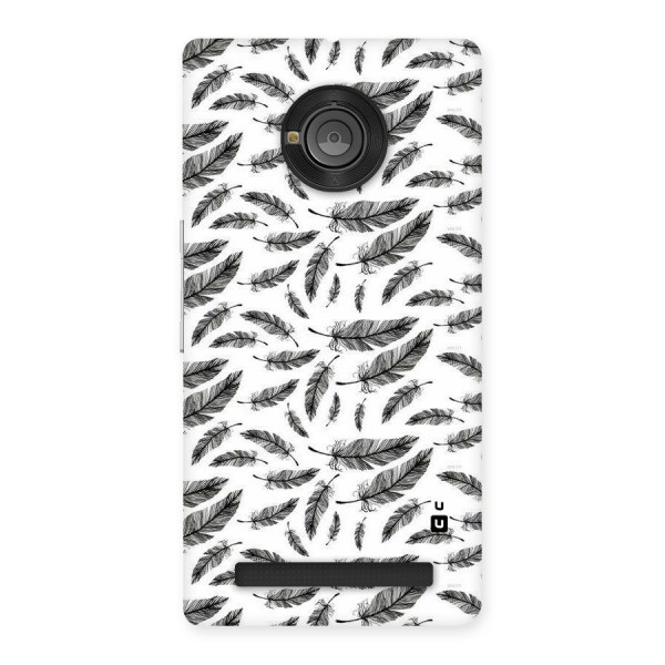 Black Feather Back Case for Yu Yuphoria