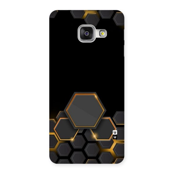 Black Gold Hexa Back Case for Galaxy A3 2016