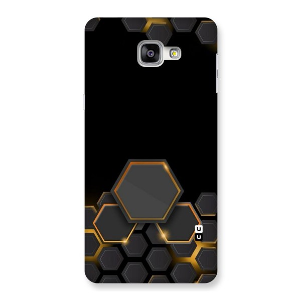 Black Gold Hexa Back Case for Galaxy A9