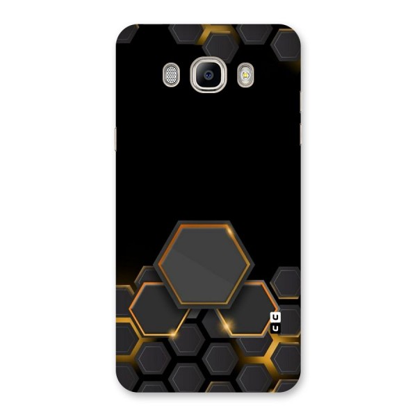 Black Gold Hexa Back Case for Galaxy On8