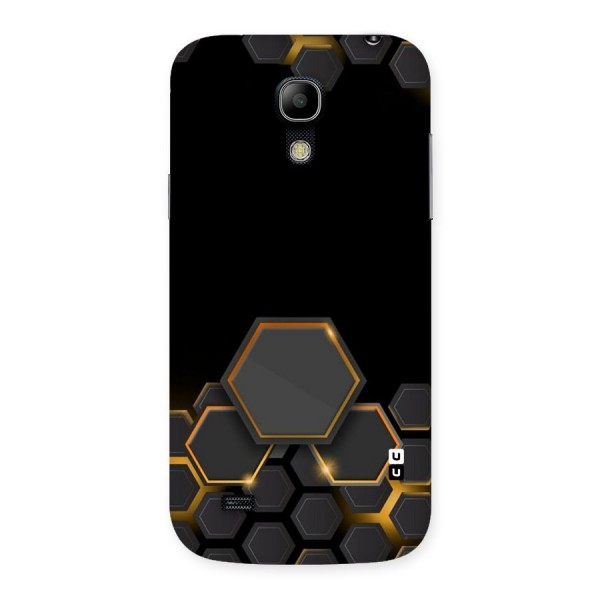 Black Gold Hexa Back Case for Galaxy S4 Mini