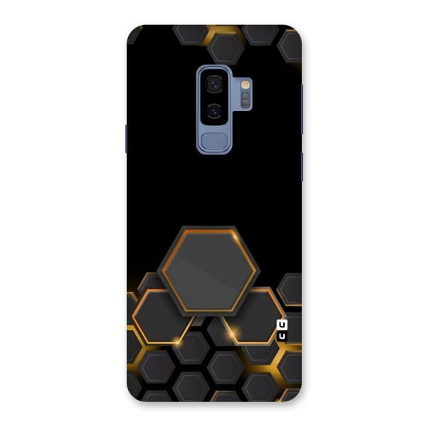 Black Gold Hexa Back Case for Galaxy S9 Plus