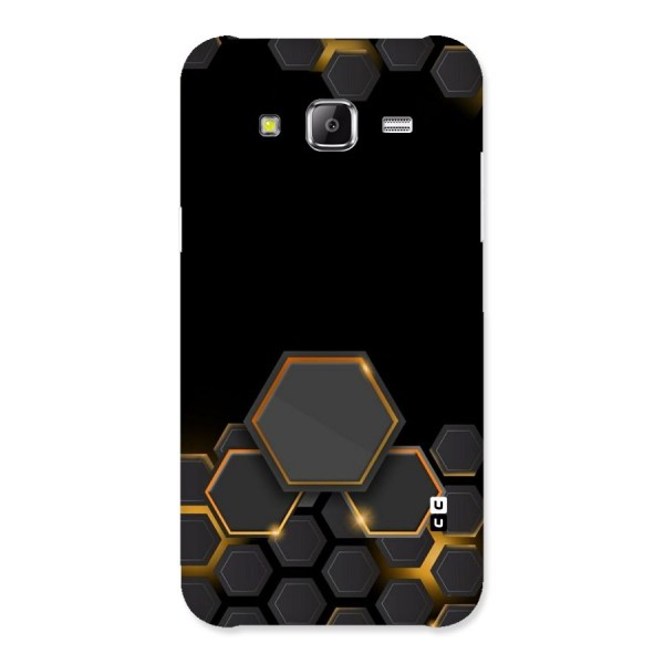 Black Gold Hexa Back Case for Samsung Galaxy J5