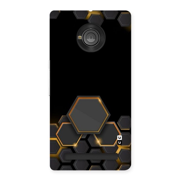 Black Gold Hexa Back Case for Yu Yuphoria