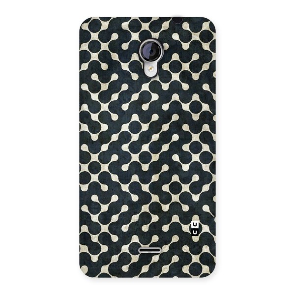 Black Maze Design Back Case for Micromax Unite 2 A106