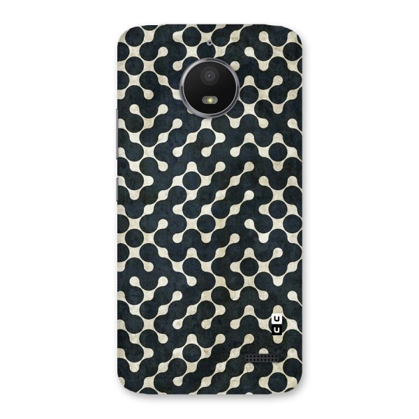 Black Maze Design Back Case for Moto E4