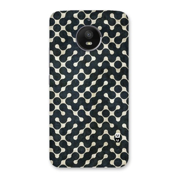 Black Maze Design Back Case for Moto E4 Plus