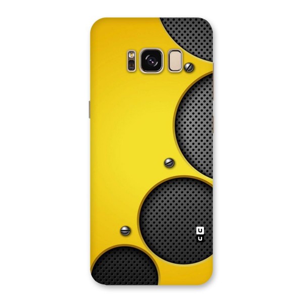 Black Net Yellow Back Case for Galaxy S8