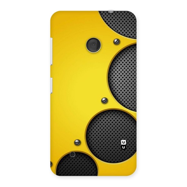 Black Net Yellow Back Case for Lumia 530