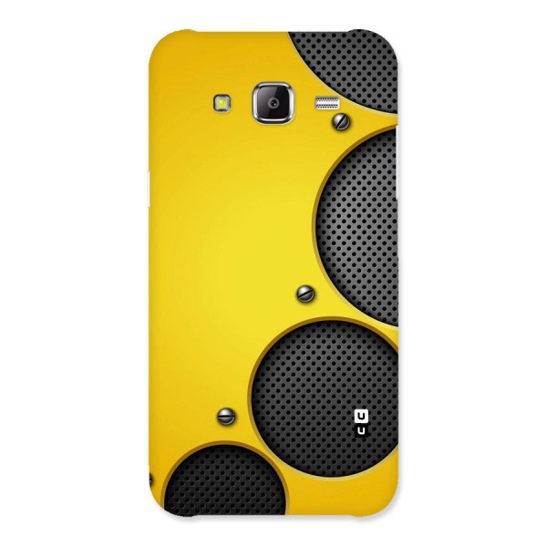 Black Net Yellow Back Case for Samsung Galaxy J5