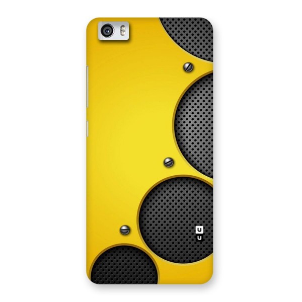 Black Net Yellow Back Case for Xiaomi Redmi Mi5