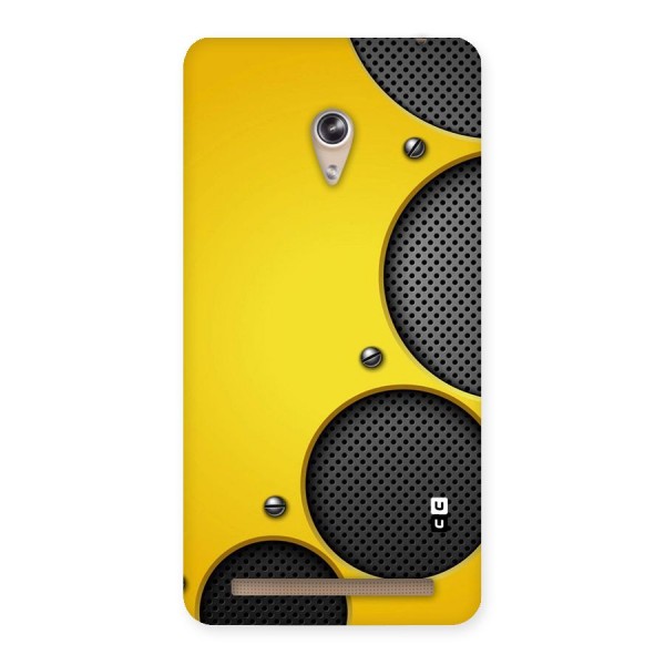 Black Net Yellow Back Case for Zenfone 6