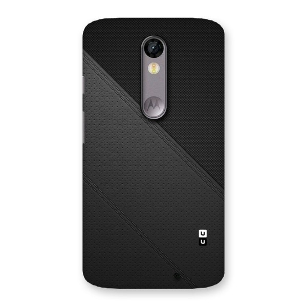 Black Polka Stripe Back Case for Moto X Force