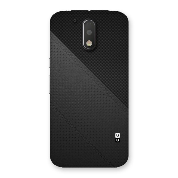 Black Polka Stripe Back Case for Motorola Moto G4