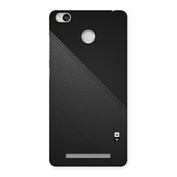 Black Polka Stripe Back Case for Redmi 3S Prime