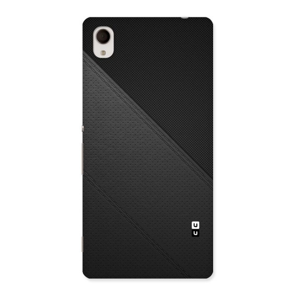 Black Polka Stripe Back Case for Xperia M4 Aqua